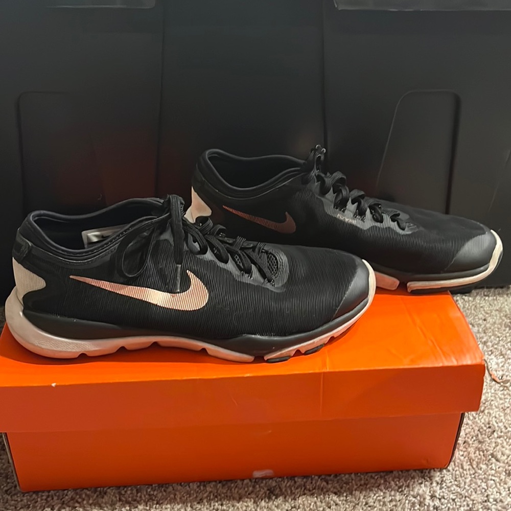Rose Gold Nike Sneakers